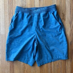 Lululemon Heathered Blue Mens Pace Breaker 9” Shorts